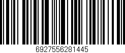 Código de barras (EAN, GTIN, SKU, ISBN): '6927556281445'