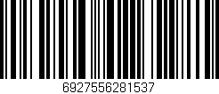 Código de barras (EAN, GTIN, SKU, ISBN): '6927556281537'