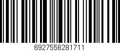 Código de barras (EAN, GTIN, SKU, ISBN): '6927556281711'