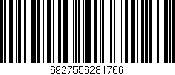 Código de barras (EAN, GTIN, SKU, ISBN): '6927556281766'