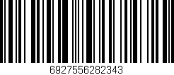 Código de barras (EAN, GTIN, SKU, ISBN): '6927556282343'