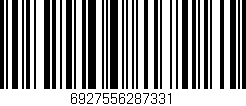 Código de barras (EAN, GTIN, SKU, ISBN): '6927556287331'