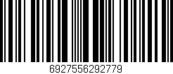 Código de barras (EAN, GTIN, SKU, ISBN): '6927556292779'