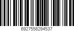 Código de barras (EAN, GTIN, SKU, ISBN): '6927556294537'