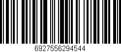 Código de barras (EAN, GTIN, SKU, ISBN): '6927556294544'