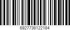 Código de barras (EAN, GTIN, SKU, ISBN): '6927738122184'