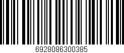 Código de barras (EAN, GTIN, SKU, ISBN): '6928086300385'