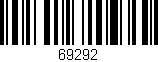 Código de barras (EAN, GTIN, SKU, ISBN): '69292'