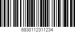 Código de barras (EAN, GTIN, SKU, ISBN): '6930112311234'