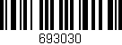 Código de barras (EAN, GTIN, SKU, ISBN): '693030'