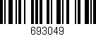 Código de barras (EAN, GTIN, SKU, ISBN): '693049'