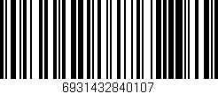 Código de barras (EAN, GTIN, SKU, ISBN): '6931432840107'
