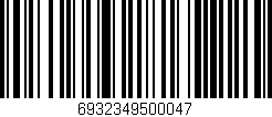 Código de barras (EAN, GTIN, SKU, ISBN): '6932349500047'