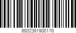 Código de barras (EAN, GTIN, SKU, ISBN): '6932391900178'