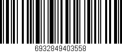 Código de barras (EAN, GTIN, SKU, ISBN): '6932849403558'