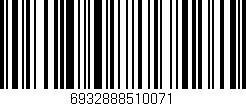 Código de barras (EAN, GTIN, SKU, ISBN): '6932888510071'