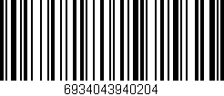 Código de barras (EAN, GTIN, SKU, ISBN): '6934043940204'