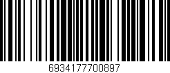 Código de barras (EAN, GTIN, SKU, ISBN): '6934177700897'