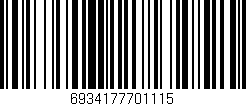 Código de barras (EAN, GTIN, SKU, ISBN): '6934177701115'