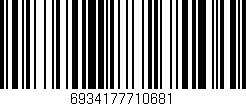 Código de barras (EAN, GTIN, SKU, ISBN): '6934177710681'