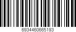 Código de barras (EAN, GTIN, SKU, ISBN): '6934460665193'