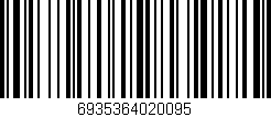 Código de barras (EAN, GTIN, SKU, ISBN): '6935364020095'