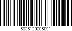 Código de barras (EAN, GTIN, SKU, ISBN): '6936120205091'