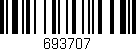 Código de barras (EAN, GTIN, SKU, ISBN): '693707'