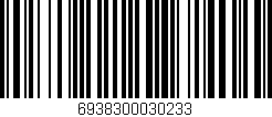 Código de barras (EAN, GTIN, SKU, ISBN): '6938300030233'