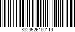 Código de barras (EAN, GTIN, SKU, ISBN): '6938526180118'
