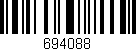 Código de barras (EAN, GTIN, SKU, ISBN): '694088'