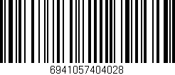 Código de barras (EAN, GTIN, SKU, ISBN): '6941057404028'