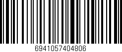 Código de barras (EAN, GTIN, SKU, ISBN): '6941057404806'