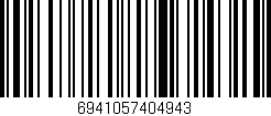 Código de barras (EAN, GTIN, SKU, ISBN): '6941057404943'