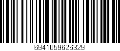 Código de barras (EAN, GTIN, SKU, ISBN): '6941059626329'
