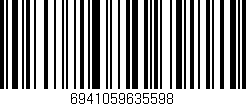 Código de barras (EAN, GTIN, SKU, ISBN): '6941059635598'