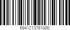 Código de barras (EAN, GTIN, SKU, ISBN): '6941213781000'