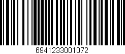 Código de barras (EAN, GTIN, SKU, ISBN): '6941233001072'