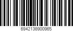 Código de barras (EAN, GTIN, SKU, ISBN): '6942138900965'
