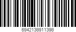 Código de barras (EAN, GTIN, SKU, ISBN): '6942138911398'