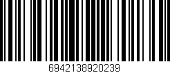 Código de barras (EAN, GTIN, SKU, ISBN): '6942138920239'