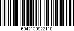 Código de barras (EAN, GTIN, SKU, ISBN): '6942138922110'