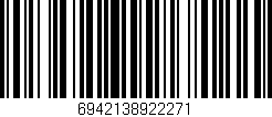 Código de barras (EAN, GTIN, SKU, ISBN): '6942138922271'