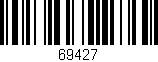 Código de barras (EAN, GTIN, SKU, ISBN): '69427'