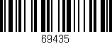 Código de barras (EAN, GTIN, SKU, ISBN): '69435'