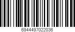 Código de barras (EAN, GTIN, SKU, ISBN): '6944497022036'