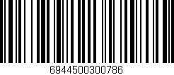 Código de barras (EAN, GTIN, SKU, ISBN): '6944500300786'