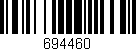 Código de barras (EAN, GTIN, SKU, ISBN): '694460'