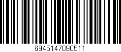 Código de barras (EAN, GTIN, SKU, ISBN): '6945147090511'