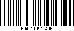 Código de barras (EAN, GTIN, SKU, ISBN): '6947110910406'
